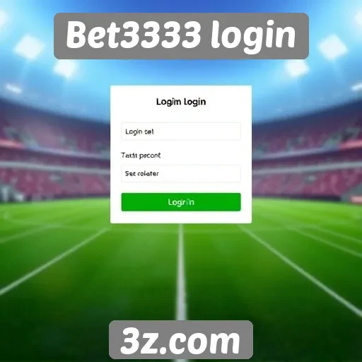 Como acessar a área de login do Bet3333