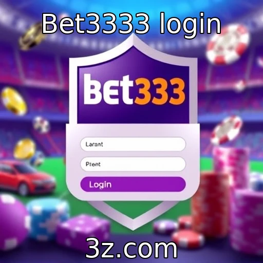 Bet3333 login como ferramenta de segurança em jogos online - Bet3333 login