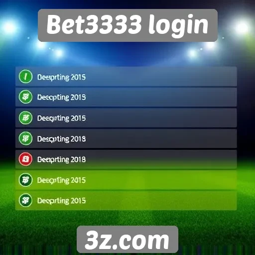 Métodos de depósito disponíveis no site Bet3333 login