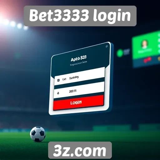 Perspectivas futuras para o Bet3333 login e seus usuários