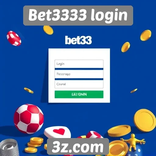 Recursos disponíveis no site Bet3333 login